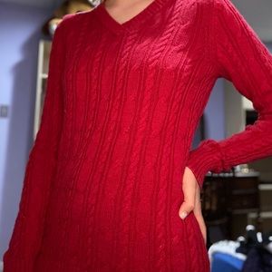❤️Croft & Barrow Red Sweater❤️ GOOD FOR WINTER!
